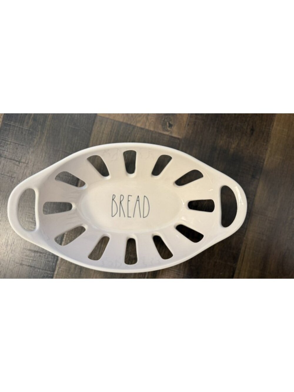 Rae Dunn Artisan Collection By Magenta Bread Basket Modern Farmhouse Ceramic